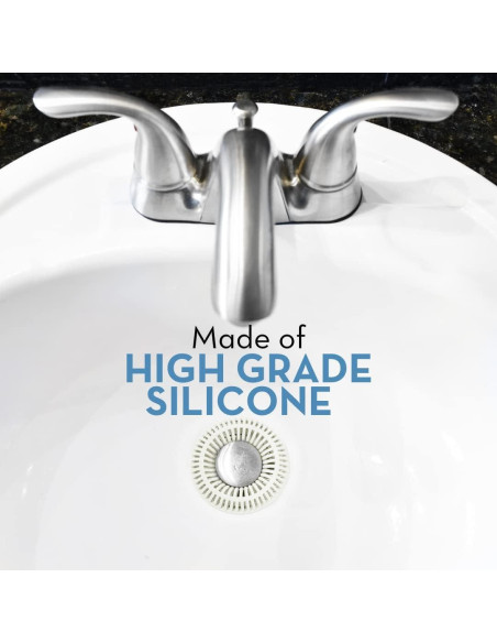 SINKRING Protector de Drenaje para Lavabo Blanco SR SINKRING Protector de Drenaje para Lavabo Blanco SR