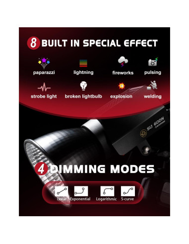 Luz de Video LED IFOOTAGE SL1 60DN con Soft Box 50cm 5600K