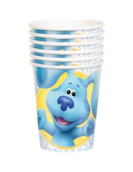 Paquete Fiesta Blue's Clues Único 24 Vasos Papel 266ml Paquete Fiesta Blue's Clues Único 24 Vasos Papel 266ml