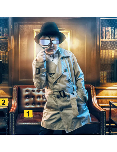 Conjunto de Accesorios de Disfraz de Detective para Niños