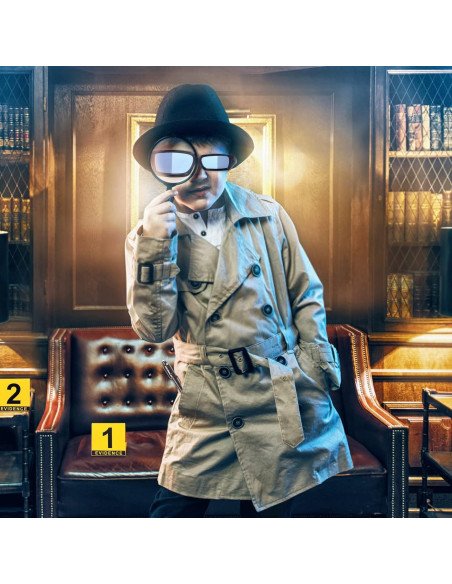 Conjunto de Accesorios de Disfraz de Detective para Niños Conjunto de Accesorios de Disfraz de Detective para Niños