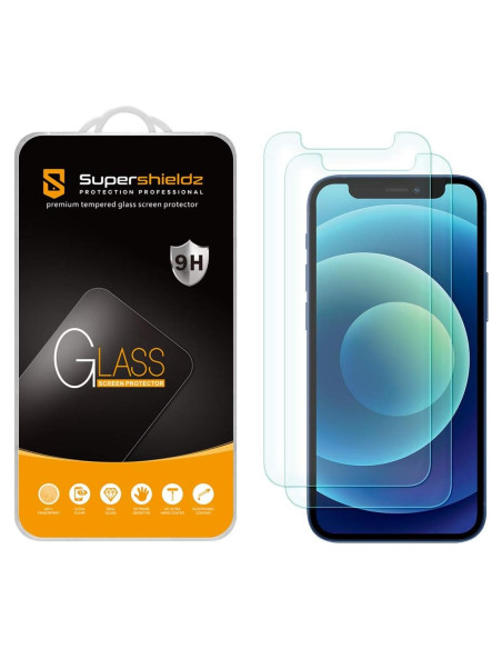Protector de Pantalla Vidrio Templado Supershieldz para iPhone 12 Mini Protector de Pantalla Vidrio Templado Supershieldz para iPhone 12 Mini
