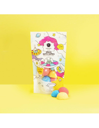 Juego de Bombas de Baño Nailmatic Space - 7 Bombas Naturales