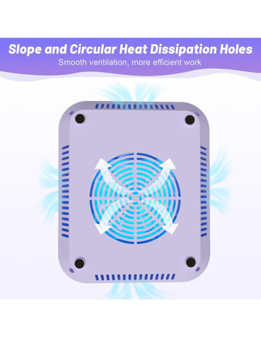Colector de Polvo de Uñas FamilyKit - Ventilador Aspirador con 2 Filtros HEPA