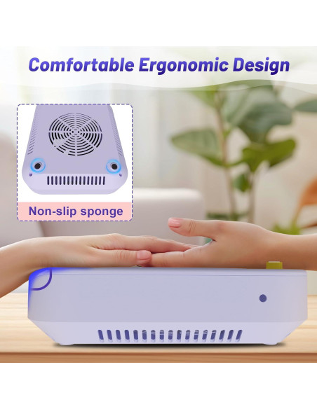 Colector de Polvo de Uñas FamilyKit - Ventilador Aspirador con 2 Filtros HEPA Colector de Polvo de Uñas FamilyKit - Ventilador Aspirador con 2 Filtros HEPA