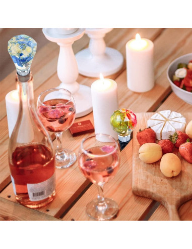Juego de Moldes de Silicona para Tapones de Vino Wehous
