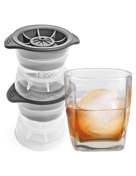 Moldes de Hielo Esféricos Tovolo - Set de 2, 6.35 cm Moldes de Hielo Esféricos Tovolo - Set de 2, 6.35 cm