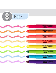 Marcadores de Gel Mr. Pen BH06, Paquete de 8 Colores Vibrantes 2