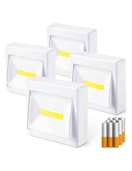 Luz de Interruptor LED Dream Master, 200 Lúmenes, Batería AAA Luz de Interruptor LED Dream Master, 200 Lúmenes, Batería AAA