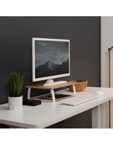 Soporte para Monitor VIVO STAND-V000WS de Madera y Acero