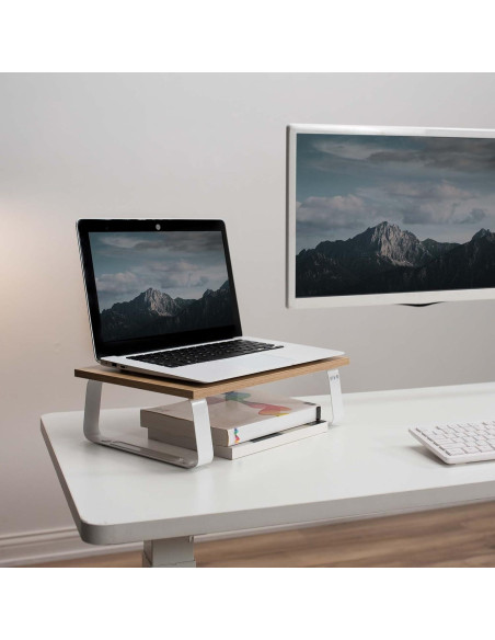 Soporte para Monitor VIVO STAND-V000WS de Madera y Acero Soporte para Monitor VIVO STAND-V000WS de Madera y Acero