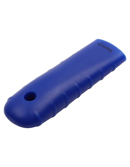 Soporte de Mango de Silicona Crucible Cookware Azul Soporte de Mango de Silicona Crucible Cookware Azul