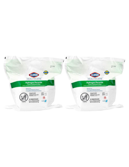 Toallitas Desinfectantes Clorox Healthcare 185 Unidades 30.48x27.94 cm Toallitas Desinfectantes Clorox Healthcare 185 Unidades 30.48x27.94 cm