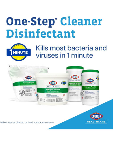 Toallitas Desinfectantes Clorox Healthcare 185 Unidades 30.48x27.94 cm