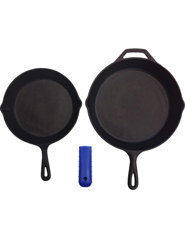 Soporte de Mango de Silicona Crucible Cookware Azul