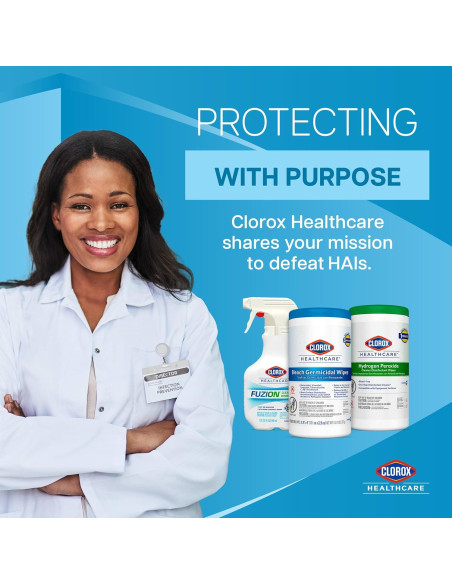 Toallitas Desinfectantes Clorox Healthcare 185 Unidades 30.48x27.94 cm Toallitas Desinfectantes Clorox Healthcare 185 Unidades 30.48x27.94 cm