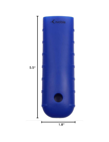 Soporte de Mango de Silicona Crucible Cookware Azul