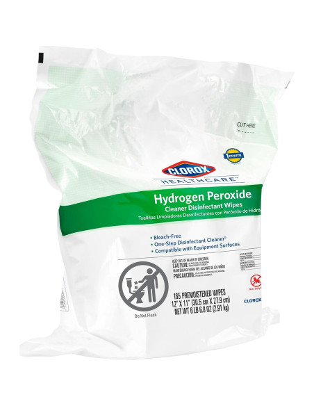 Toallitas Desinfectantes Clorox Healthcare 185 Unidades 30.48x27.94 cm Toallitas Desinfectantes Clorox Healthcare 185 Unidades 30.48x27.94 cm