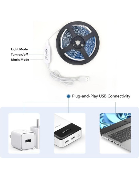 Tira LED WS2812B 5M 150 LEDs RGB Control Remoto APP Bluetooth Tira LED WS2812B 5M 150 LEDs RGB Control Remoto APP Bluetooth