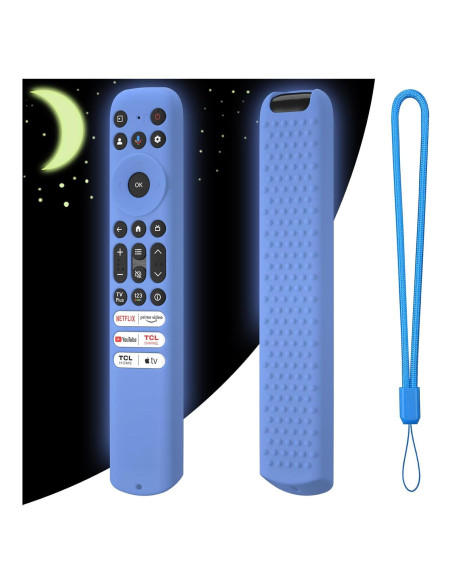 Funda de Silicona Hi Color para Control Remoto TCL RC813 FMB1 Azul Funda de Silicona Hi Color para Control Remoto TCL RC813 FMB1 Azul