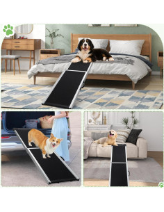 Escalera para Mascotas COZIWOW Plegable Antideslizante 150kg 2