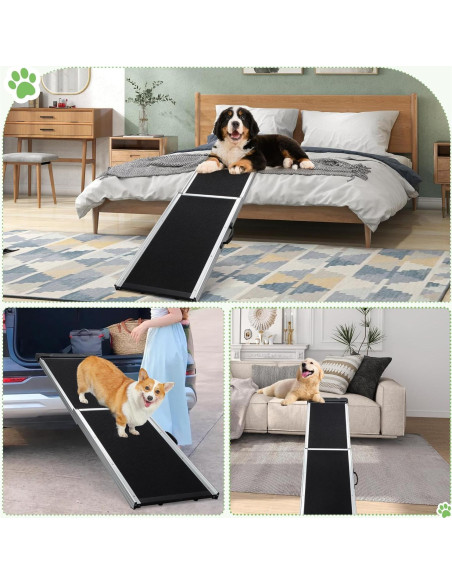 Escalera para Mascotas COZIWOW Plegable Antideslizante 150kg Escalera para Mascotas COZIWOW Plegable Antideslizante 150kg
