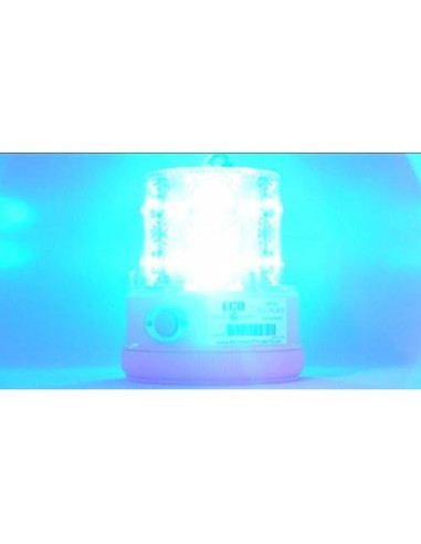Luz LED Portátil de Seguridad ESafety Lights P24LM2 Azul 24 LED