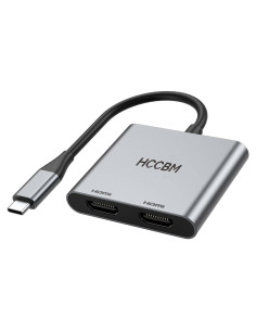 Adaptador USB C a Doble HDMI 4K 60Hz - Shenzhen HCC-012