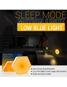 Luz Nocturna LED Harth con Sensor de Movimiento Recargable 2
