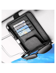 Organizador de Visera de Sol SADYFON Negro Mini 15.5x12.5cm