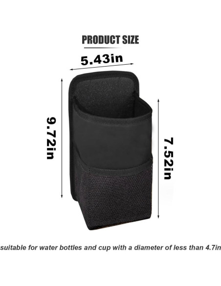 Soporte para Taza de Auto SMILFUY 24.7x13.8cm Multifuncional Soporte para Taza de Auto SMILFUY 24.7x13.8cm Multifuncional