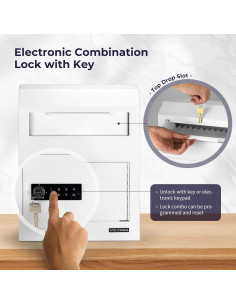 Caja de Depósito Volcora con Cerradura Electrónica 38.1x30.5cm 2