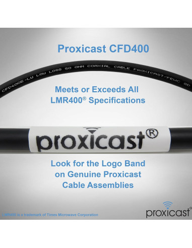 Cable Coaxial Proxicast 15.24 m SMA Macho a N Macho 50 Ohm