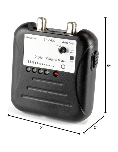 Medidor de Fuerza de Señal EL CIMPLE CO con LED y Coaxial Medidor de Fuerza de Señal EL CIMPLE CO con LED y Coaxial