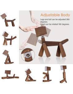 Lámpara de Mesa Perro HROOME TLP009M-WAL Regulable 32.8cm 2
