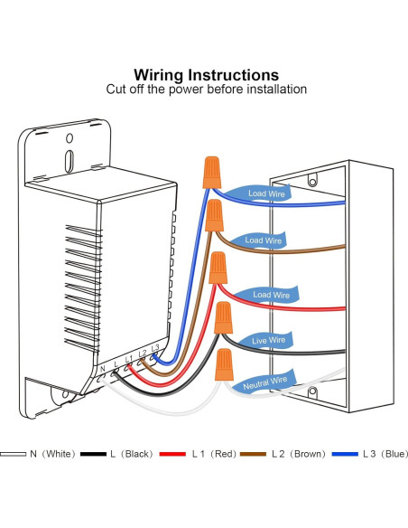 Interruptor de Luz Inteligente Filohome 2 Gang Wi-Fi 2.4GHz Interruptor de Luz Inteligente Filohome 2 Gang Wi-Fi 2.4GHz