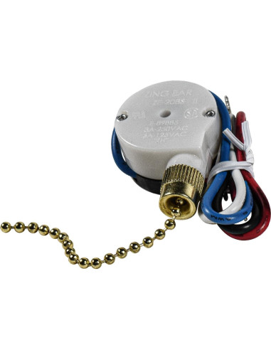 Interruptor de Ventilador de Techo HQRP 3 Velocidades 4 Hilos
