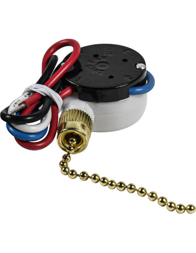Interruptor de Ventilador de Techo HQRP 3 Velocidades 4 Hilos
