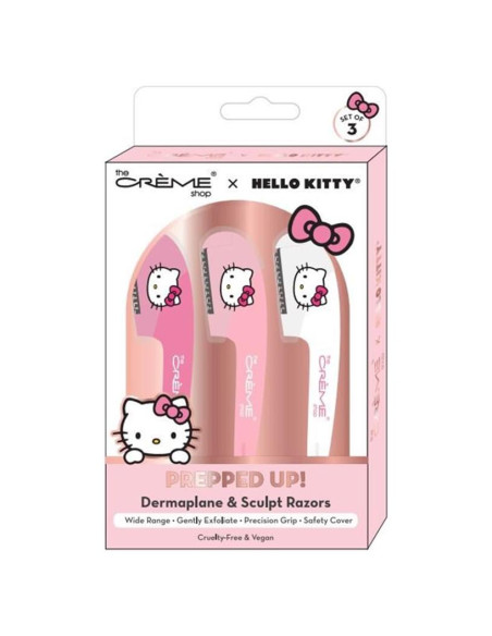 Rasuradores Dermaplane The Crme Shop Hello Kitty Rosa 3P Rasuradores Dermaplane The Crme Shop Hello Kitty Rosa 3P