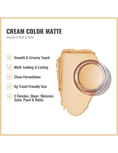 Sombra de Ojos Mate 3-en-1 Oulac CM04 Nudiste 40g Sombra de Ojos Mate 3-en-1 Oulac CM04 Nudiste 40g