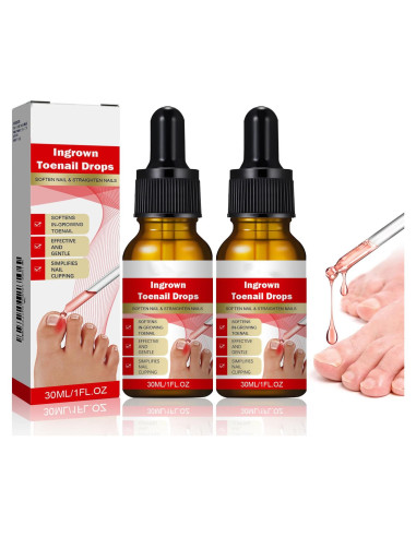 Kit 2 gotas para uñas encarnadas AUJ 10ml - Alivio y suavización