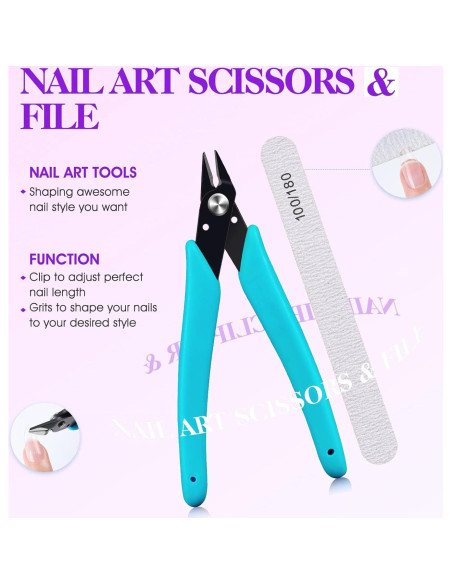 Kit de Uñas de Gel Gelike EC con Lámpara UV y Pegamento 6 en 1 Kit de Uñas de Gel Gelike EC con Lámpara UV y Pegamento 6 en 1