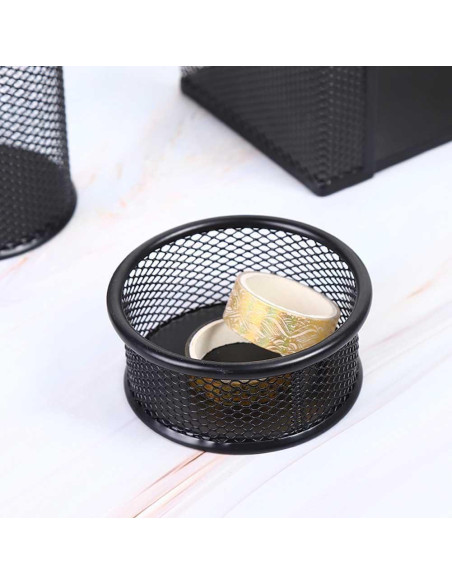 Soporte de Clip de Papel Metal Teensery 2 Pcs Negro 9x4 cm Soporte de Clip de Papel Metal Teensery 2 Pcs Negro 9x4 cm