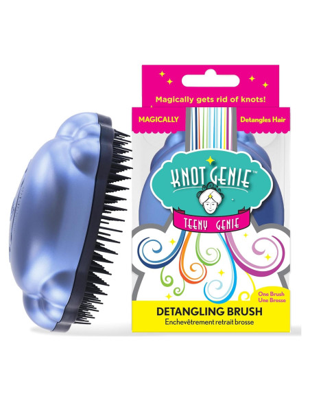 Cepillo Desenredante Knot Genie Teeny Azul para Niños Cepillo Desenredante Knot Genie Teeny Azul para Niños