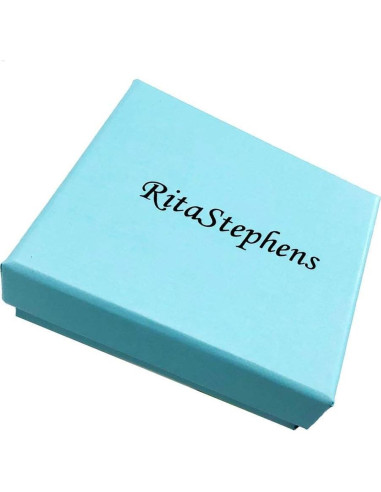 Anillo ajustable de cruce de zirconia cúbica 10K Ritastephens