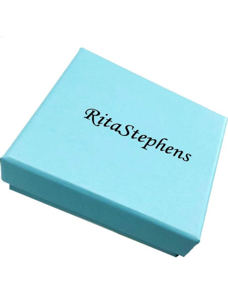 Anillo ajustable de cruce de zirconia cúbica 10K Ritastephens Anillo ajustable de cruce de zirconia cúbica 10K Ritastephens