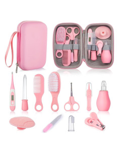 Kit de Cuidado para Bebés Lictin Rosa - 12 Piezas Seguras