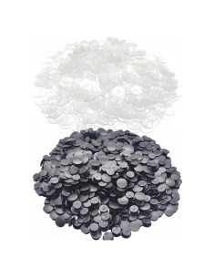 Botones de Plástico JIANYI 100PCS Redondos para DIY Zapatos