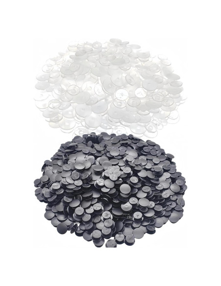 Botones de Plástico JIANYI 100PCS Redondos para DIY Zapatos Botones de Plástico JIANYI 100PCS Redondos para DIY Zapatos