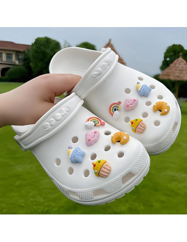 Botones de Plástico JIANYI 100PCS Redondos para DIY Zapatos
